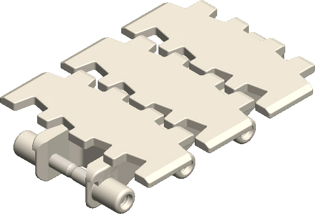 Types of Tabletop Plastic Chain - QC Conveyors